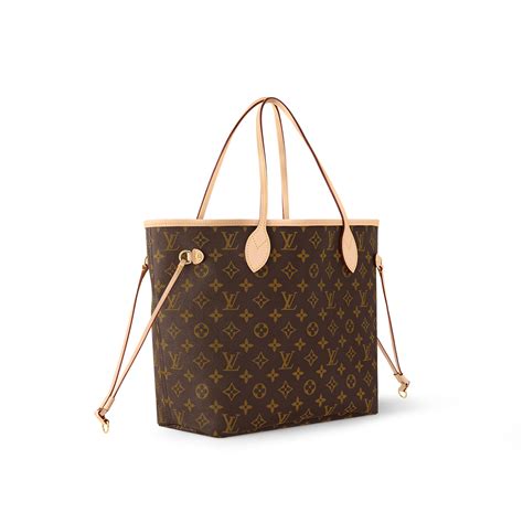 Neverfull MM Monogram Mid Size Cherry Red Tote .